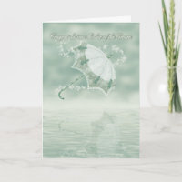 Mother of the Groom Congratulations card with flow