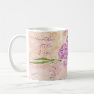 Mother of the Groom Coquette bow and Bouquet-Warm Coffee Mug