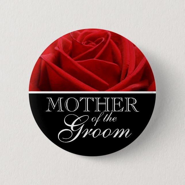 Mother Of The Groom Designation Wedding Pins (Front)