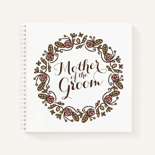 Mother of the Groom Elegant Wedding | Notebook (Front)