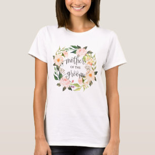 mother of the groom floral wreath -4 T-Shirt