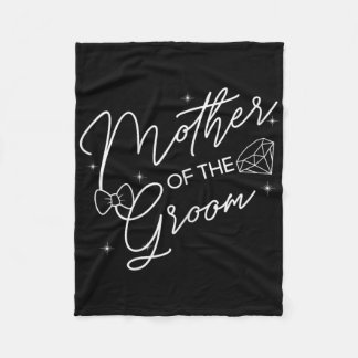 Mother Of The Groom Flowers Family Wedding Party  Fleece Blanket