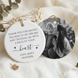 Mother of the Groom Gift from Bride Ceramic Tree Decoration