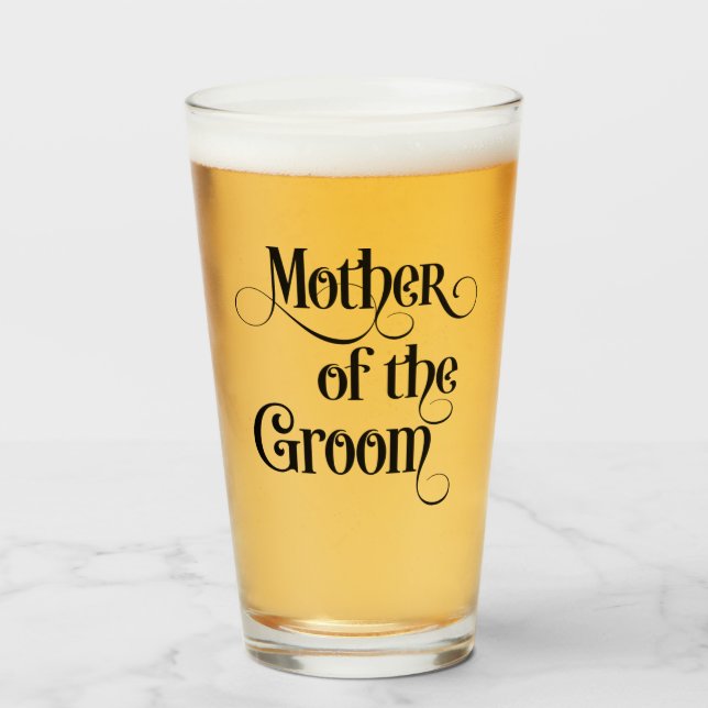 Mother of the Groom Glass (Front Filled)