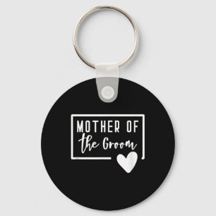 Mother Of The Groom Heart Mum Wedding Bachelorette Key Ring