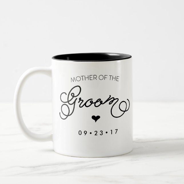 Mother of the Groom Mug Personalise Your Date (Left)