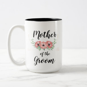 Mother of the Groom mugs, White and black Two-Tone Coffee Mug