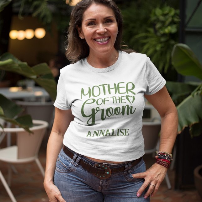 MOTHER of the GROOM (name) T-Shirt (Creator Uploaded)