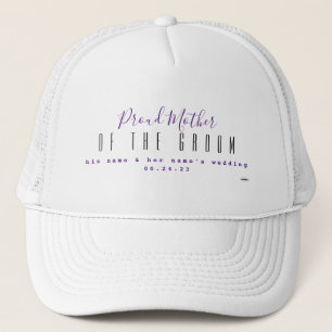 Mother of the Groom Personalised hat HAMbyWG