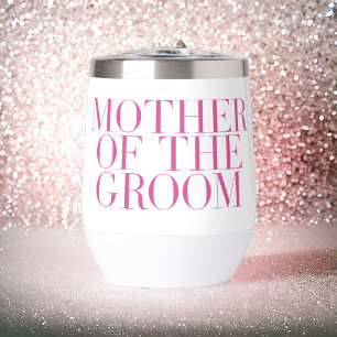 Mother of the Groom Pink Modern Elegant Custom