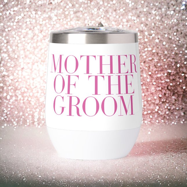 Mother of the Groom Pink Modern Elegant Custom  (Creator Uploaded)