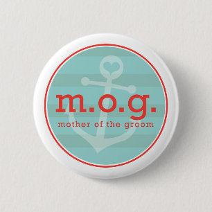 Mother of the Groom Sailor 6 Cm Round Badge