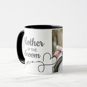 Mother Of The Groom Script Love Heart Photo  Mug