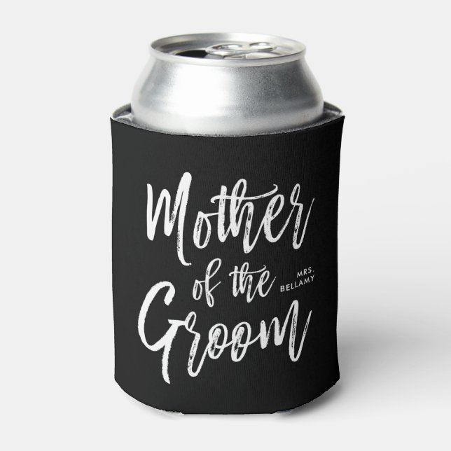 Mother of the Groom | Script Style Custom Wedding Can Cooler (Can Front)