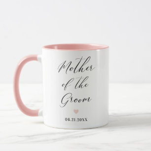 Mother of the Groom Script Wedding Gift Mug