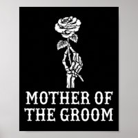 Mother Of The Groom Skeleton Gothic Bachelor Weddi