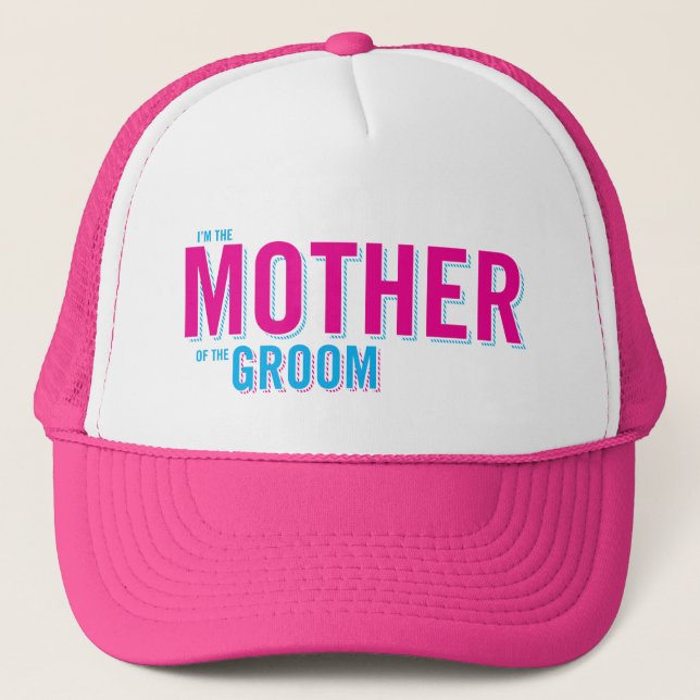 Mother of the Groom Trucker Hat (Front)