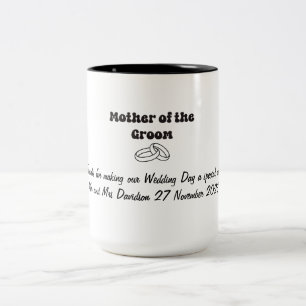 Mother of the Groom Two-Tone Coffee Mug