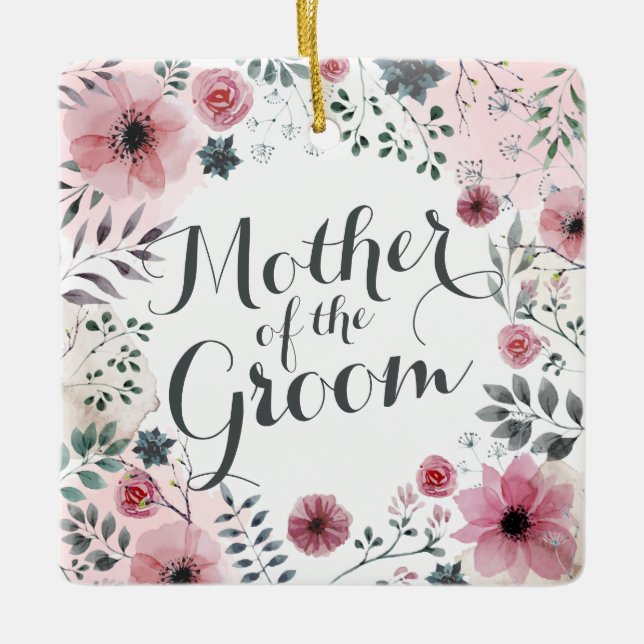 Mother of the Groom Watercolor | Ornament (Front)
