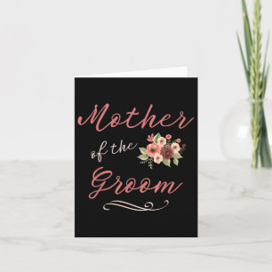 Mother Of The Groom Wedding Bridal Party Card