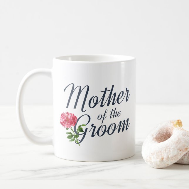 Mother of the Groom Wedding Calligraphy | Mug (With Donut)