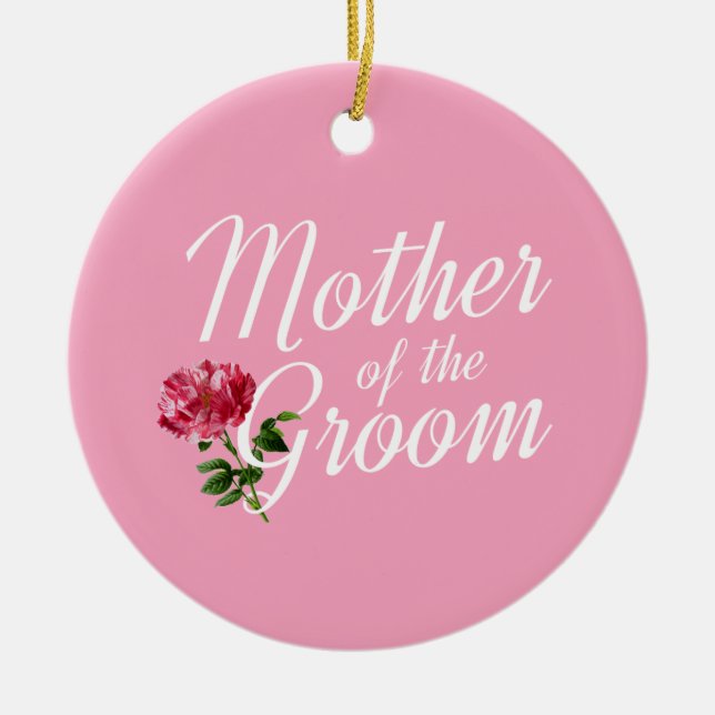 Mother of the Groom Wedding Calligraphy | Ornament (Front)