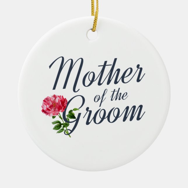 Mother of the Groom Wedding Calligraphy | Ornament (Front)
