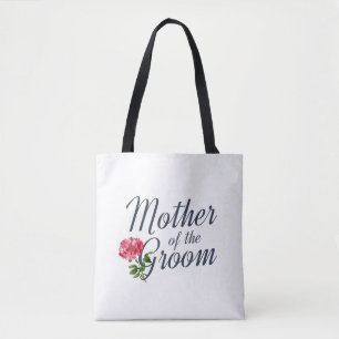 Mother of the Groom Wedding Calligraphy   Tote Bag