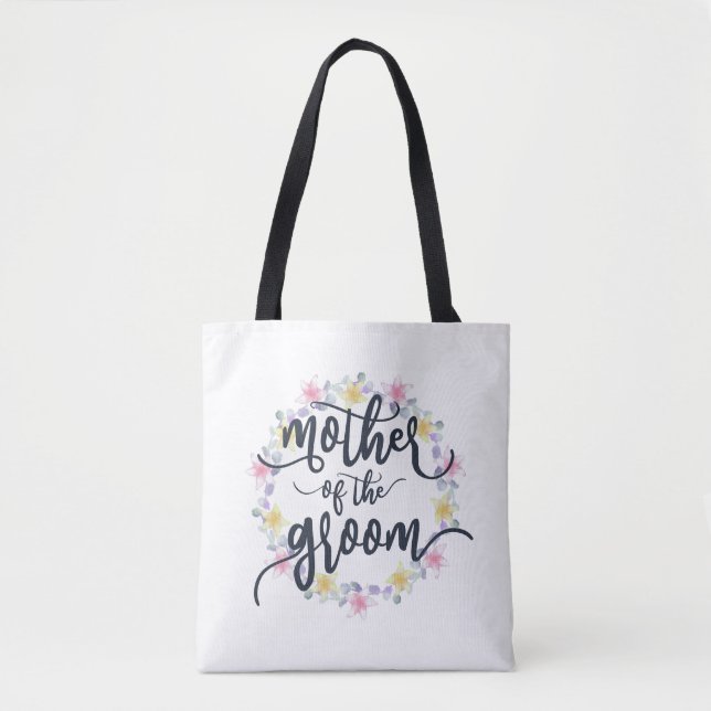 Mother of the Groom Wedding Calligraphy | Tote Bag (Front)