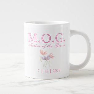 Mother of the Groom Wedding Date Keepsake  Large Coffee Mug