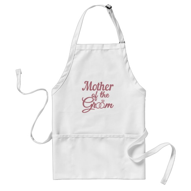 Mother Of The Groom Wedding Family Matching Standard Apron (Front)