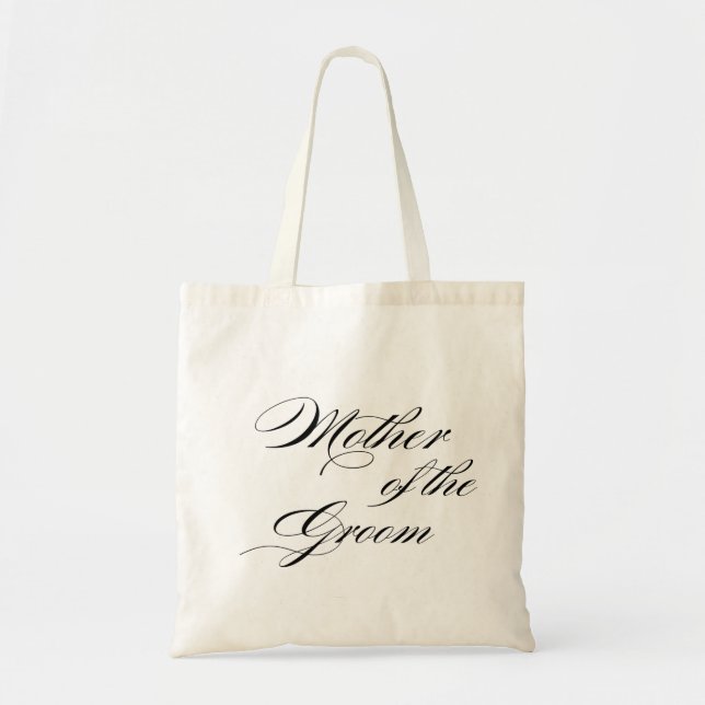 Mother of the Groom wedding gift tote (Front)
