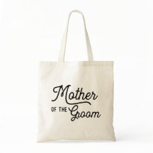 Mother of the Groom Wedding Gift Tote Bag