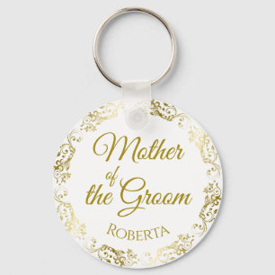Mother of the Groom Wedding Keychain Gift
