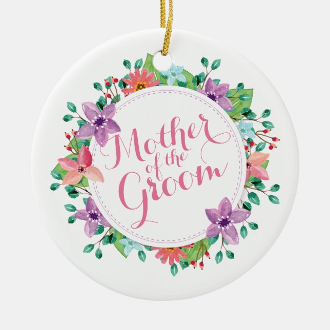 Mother of the Groom Wedding | Ornament (Front)