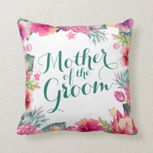 Mother of the Groom Wedding Throw Pillow