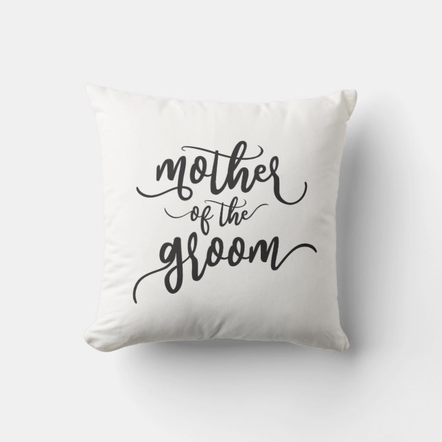 Mother of the Groom Wedding | Throw Pillow (Front)