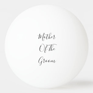 Mother Of The Groom Weddings Elegant Gift Favour Ping Pong Ball