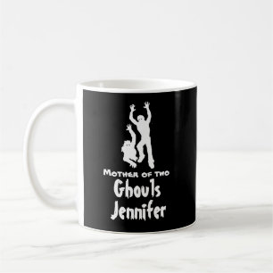 Mother of Two Ghouls Funny Mum Halloween Mug
