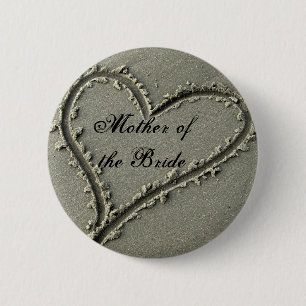 Mother ofthe Bride 6 Cm Round Badge