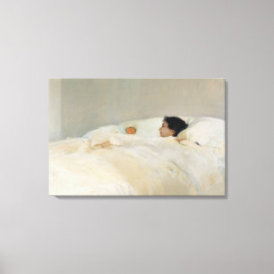 Mother painting by Joaquin Sorolla Canvas Print