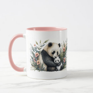 Mother Panda and Cub Mug