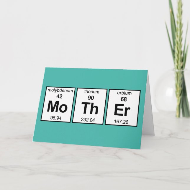 MoThEr Periodic Table Card (Front)