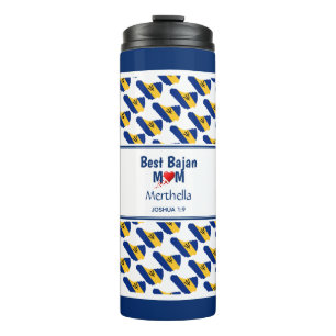 Mother Personalised BEST BAJAN MOM MUM Barbados Thermal Tumbler
