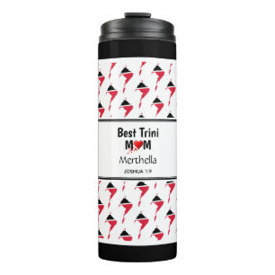 Mother Personalised BEST TRINI MUM MOM Trinidad Thermal Tumbler