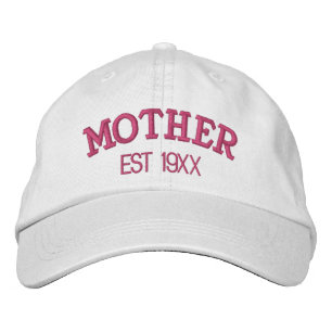 Mother Personalized New Mom Gift Custom Text Embroidered Hat