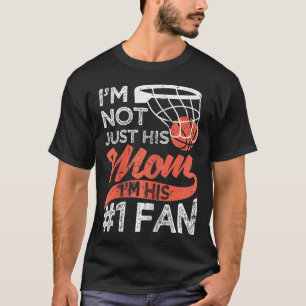 Mother Player Mother's Day Bysketbyll Mum Number O T-Shirt