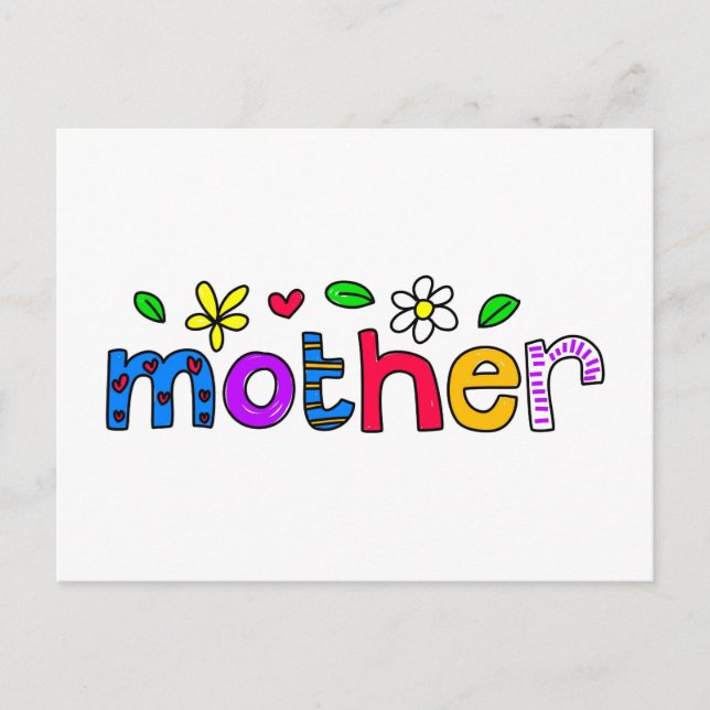 mother postcard (Front)