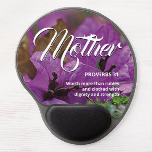 MOTHER Proverbs 31 Christian Mother's Day Gel Mouse Mat