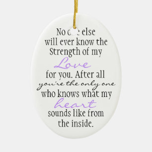 Mother Quote Ceramic Tree Decoration